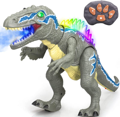Jouet Dinosaure Télécommandé Fidtoy avec Vaporisation de Brume pour Enfants