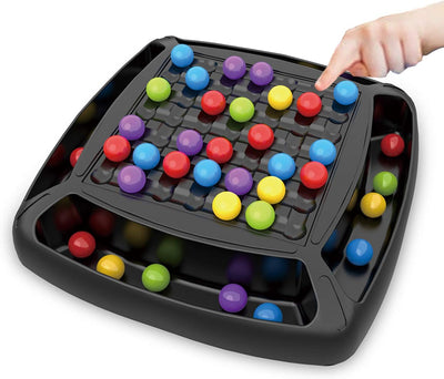 Fidtoy Rainbow Chessboard Ball Game for Kids and Family Play