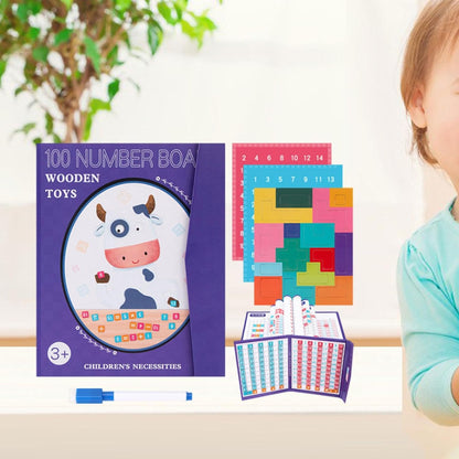 ATORSE Toddler Educational Toys Pen Control Practice Toy for Kids Ages 3+ Gift Style P