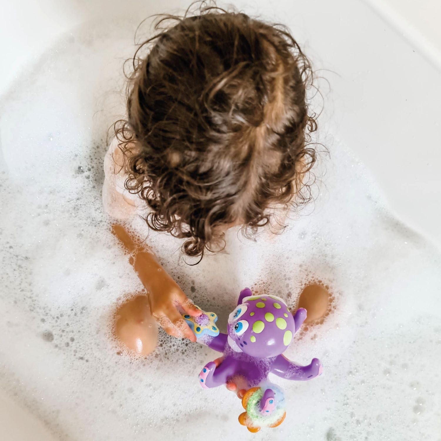 Lot de jouets de bain pieuvre Fidtoy pour tout-petits
