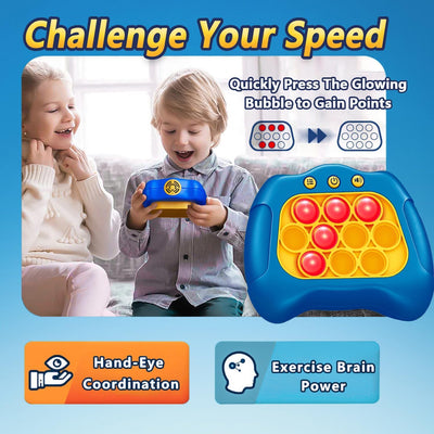 Fidtoy Pop It Game Console – Handheld Light Up Sensory Toy for Kids 3+