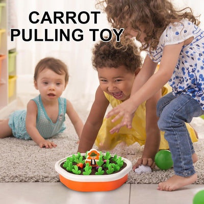 Jeu de mémoire Fidtoy Radish Farm Carrot Pulling pour enfants