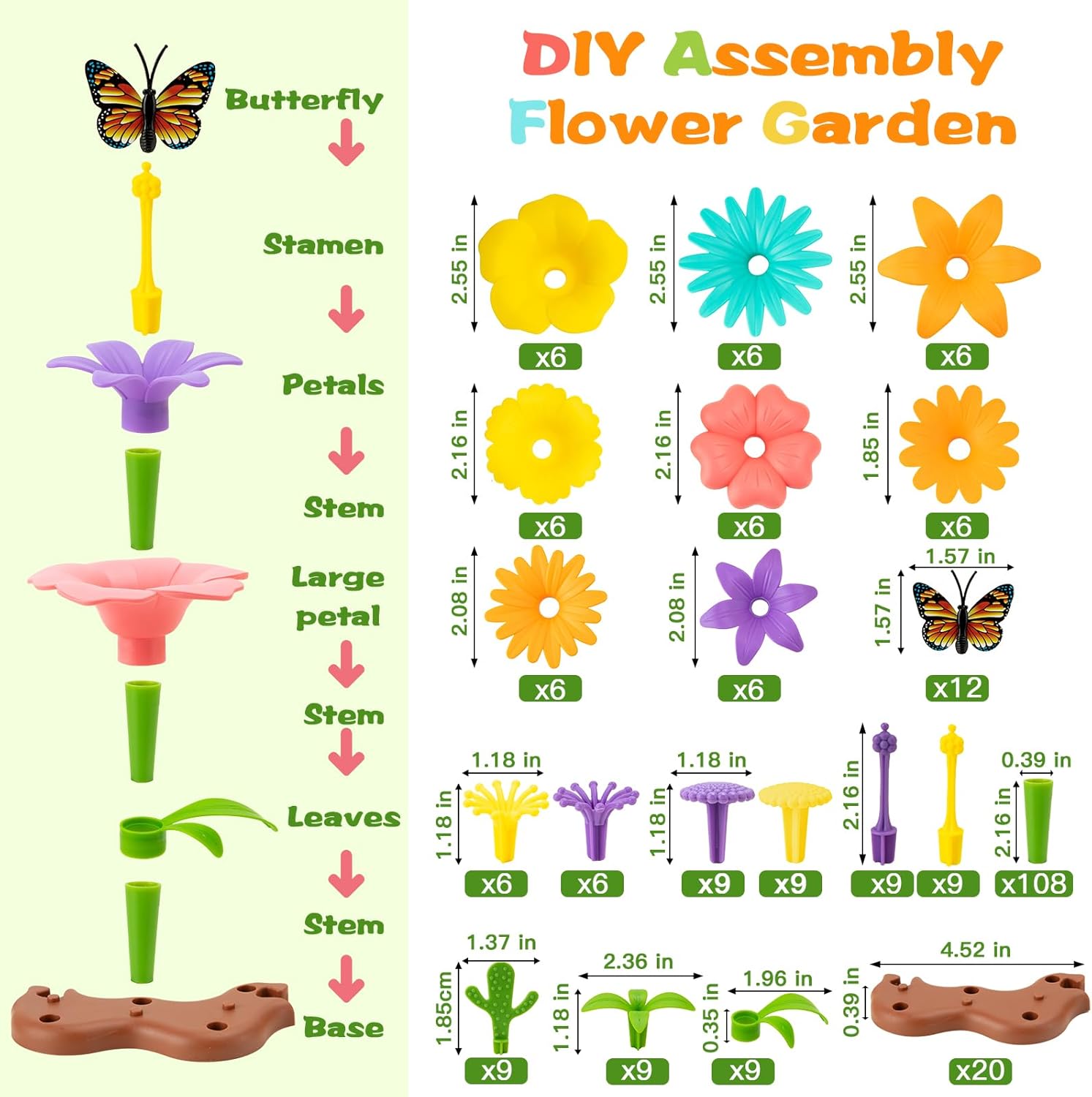 Flower Garden Building Set