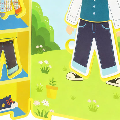 Sticker Book for Dress Up Games, Educational Games Book, Colorful Stickers to Match, Practical Activity Toy | Captivating Fun in Developing