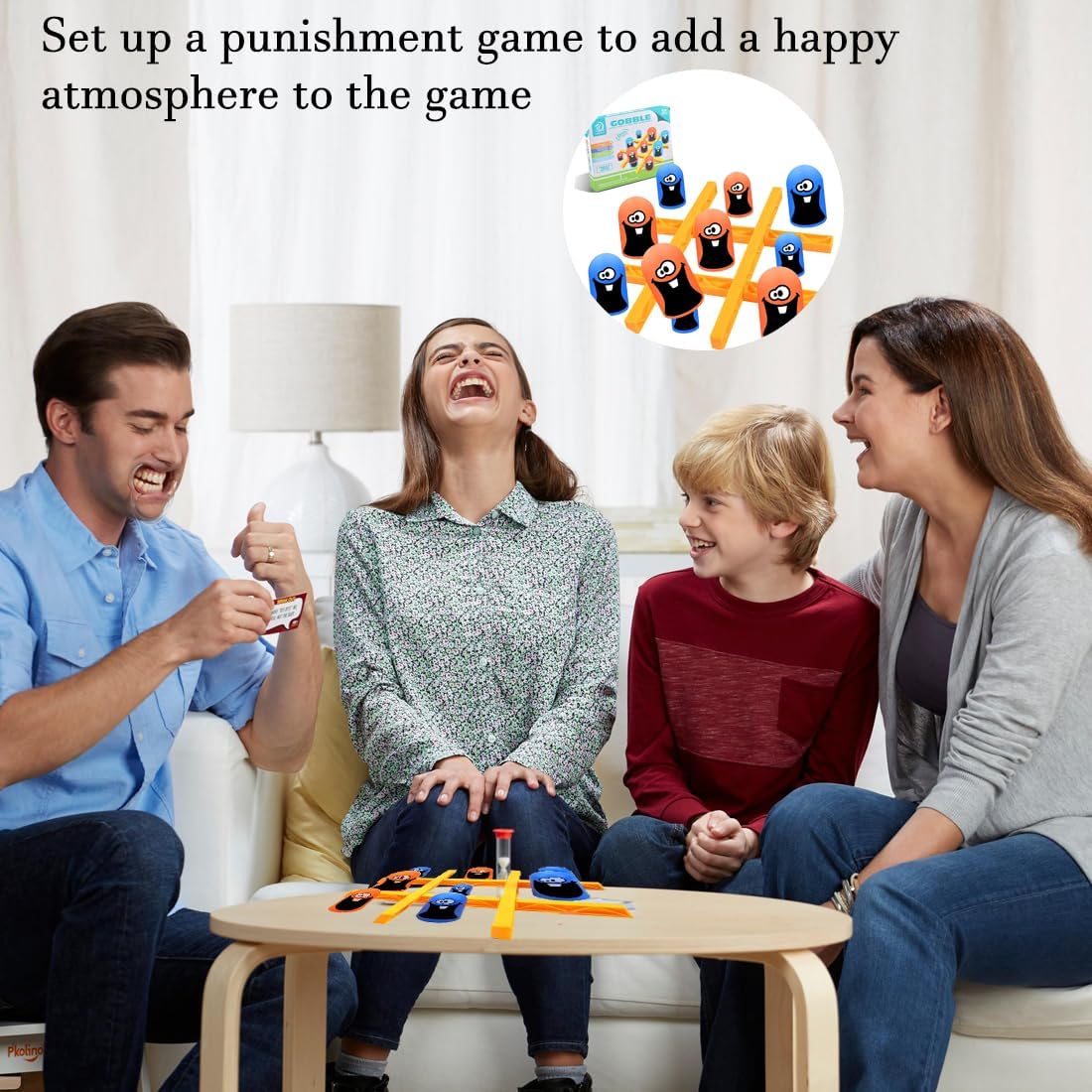Fidtoy Gobble Family Battle Game – Fun Strategy Game for Kids and Adults