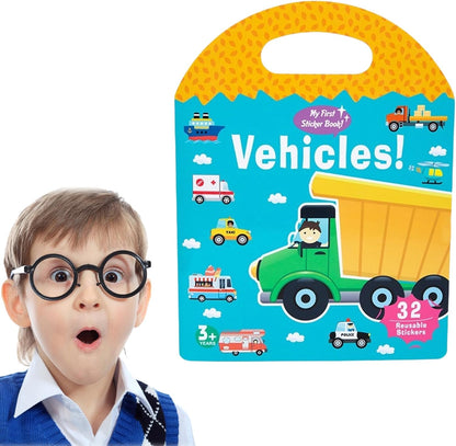 Fun Sticker Books | Creative Jelly Stickers Activity Book,Reusable Arts And Crafts Activities Book Creative Jelly Stickers For Kids