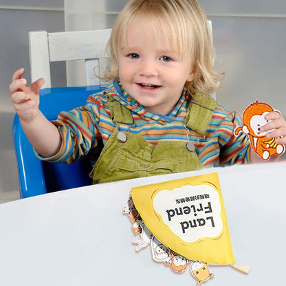 Qumiuu Libri da Bagno per Bambini | Libri di Teli da Bagno per Ragazze e Ragazzi,Libro interattivo Portatile per Bambini, Giocattoli per la Prima educazione per Ragazzi e Bambini 0-6 Mesi