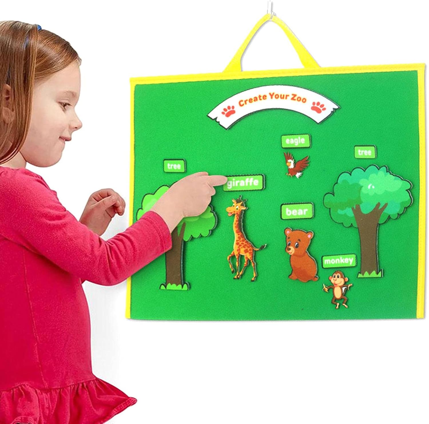 fieltro para aula, tablas enseñanza plegables doble cara, historias para preescolar, Montessori Education Storytelling Naixue