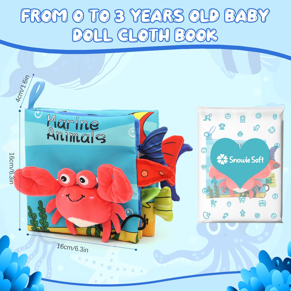 Libro de tela para bebés