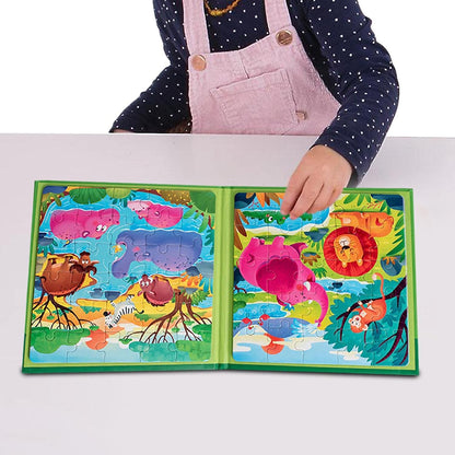 Space Puzzle Kids | Traffic Take-Along Magnetic Puzzles - Preschool Education Learning Toys for 3-6 Year Old Boys and Girls Thoran