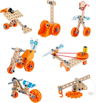 Fidtoy STEM Kit de Construction d'Ingénierie 57 Pièces Jouet de Construction pour Enfants