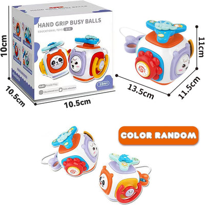 Juguetes sensoriales Montessori para niños pequeños de 2-3 años Actividades de viaje Cubo de tablero de actividades - Regalos para bebés de más de 18 meses para niños y niñas - Juguetes educativos de aprendizaje para viajes en avión o coche…