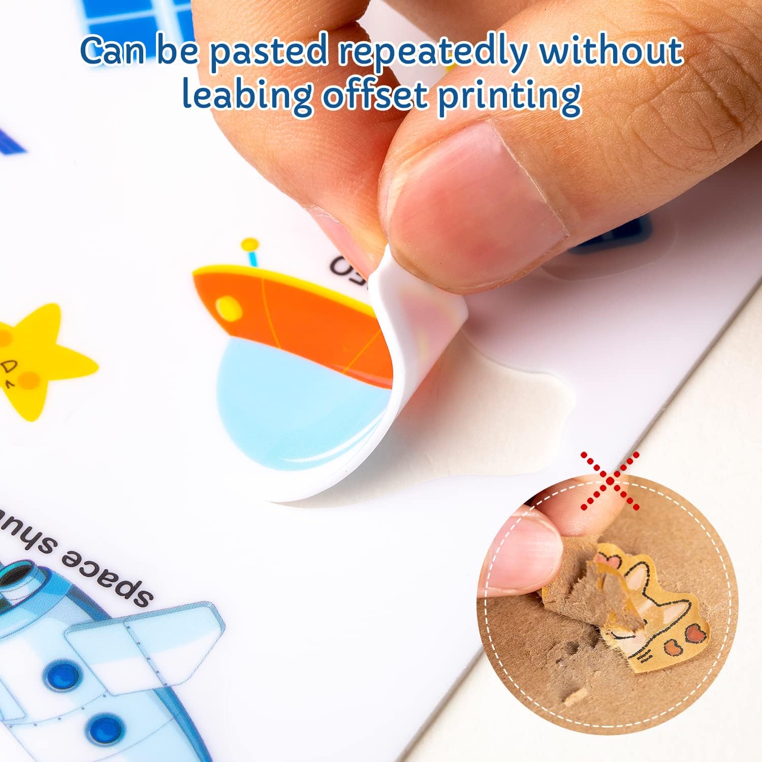 Sank Portable Jelly Quiet Book, Toddler Busy Book, 6 Themes Preschool Learning Activities Quiet Book, Preschool Activity Learning Books for Babies/Toddlers Ages 3-6 (Space)