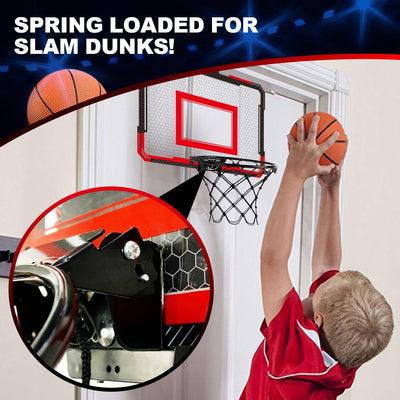 Fidtoy Indoor Mini Basketball Hoop Set with 4 Balls