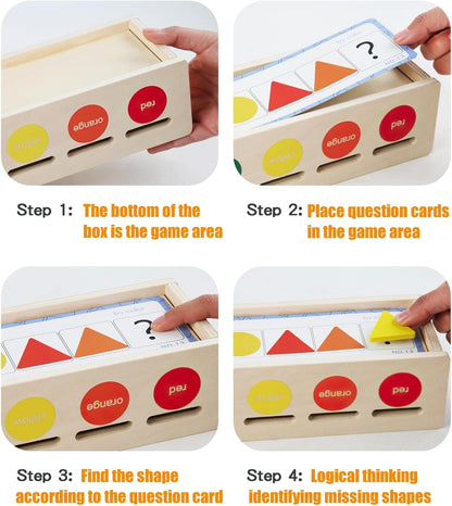 Wooden Color & Shape Sorting – A Fun and Educational Toys