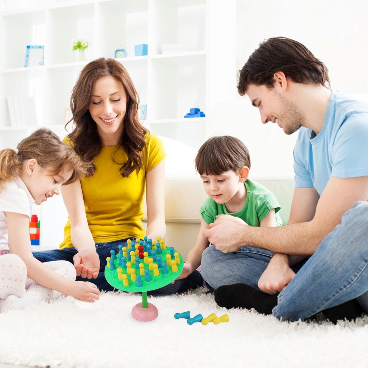 Fidtoy Balance Tree Toy – Interactive Wooden Stacking Game for Kids 3+