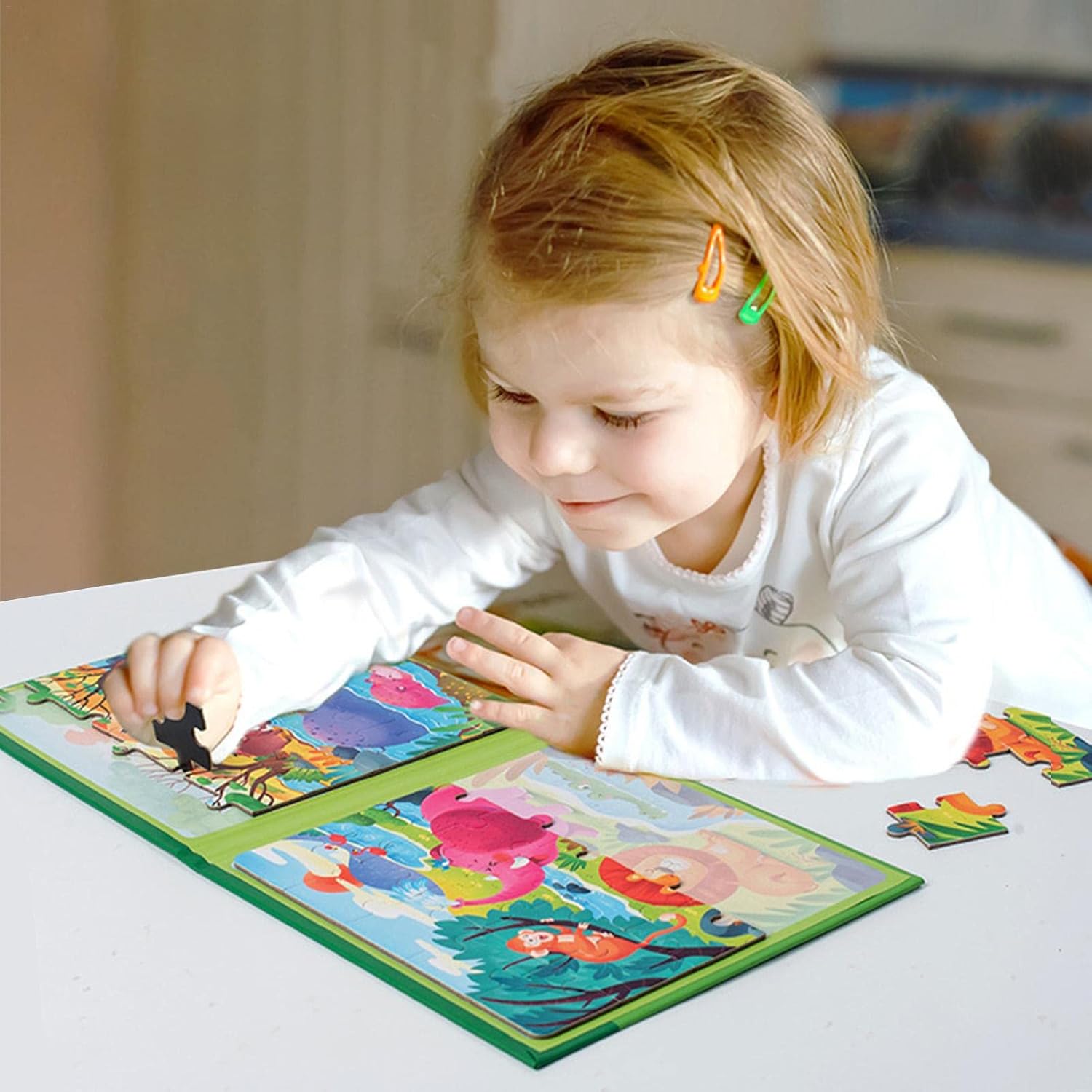 Space Puzzle Kids | Traffic Take-Along Magnetic Puzzles - Preschool Education Learning Toys for 3-6 Year Old Boys and Girls Thoran