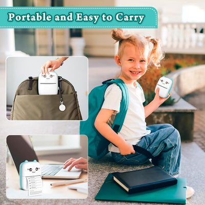 Mini impresora portátil para fotos y pegatinas