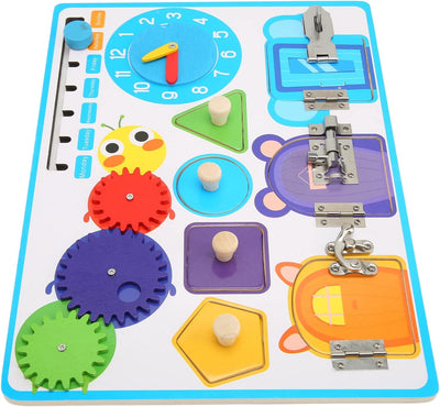 Horoper Fidget Blanket for Dementia, Seniors Fidget Board Stress Relieve Improve Coordination Calming Comforting Dementia Sensory Activities