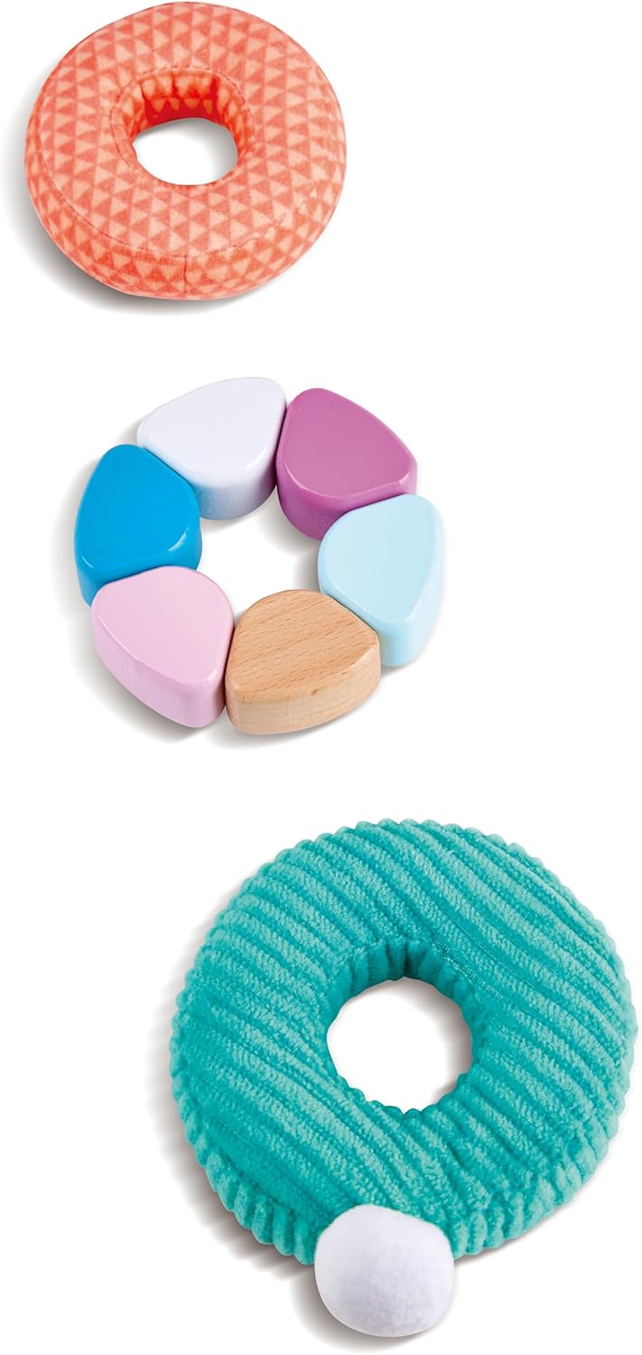 Jouet empilable Fidtoy Lapin Jouet sensoriel d'apprentissage à anneaux pour bébé