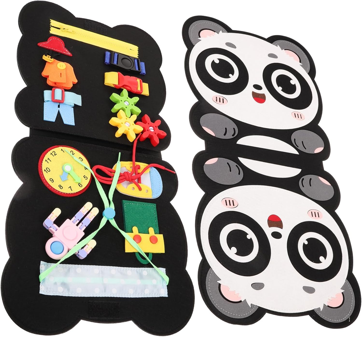 Sensory Board, Panda Design, Fashionable Busy Board, Early