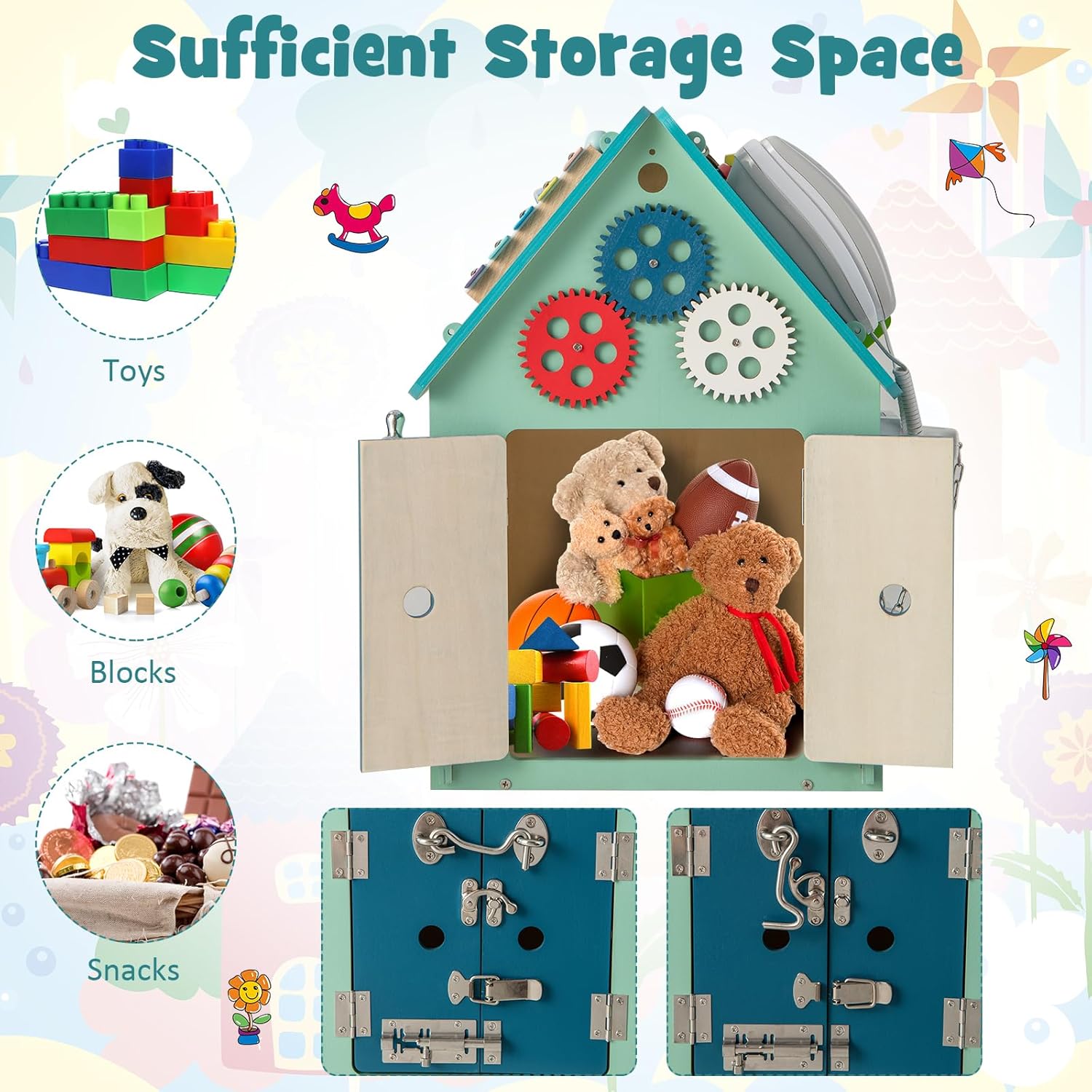 Fidtoy Maison d'activités multifonctionnelle Montessori