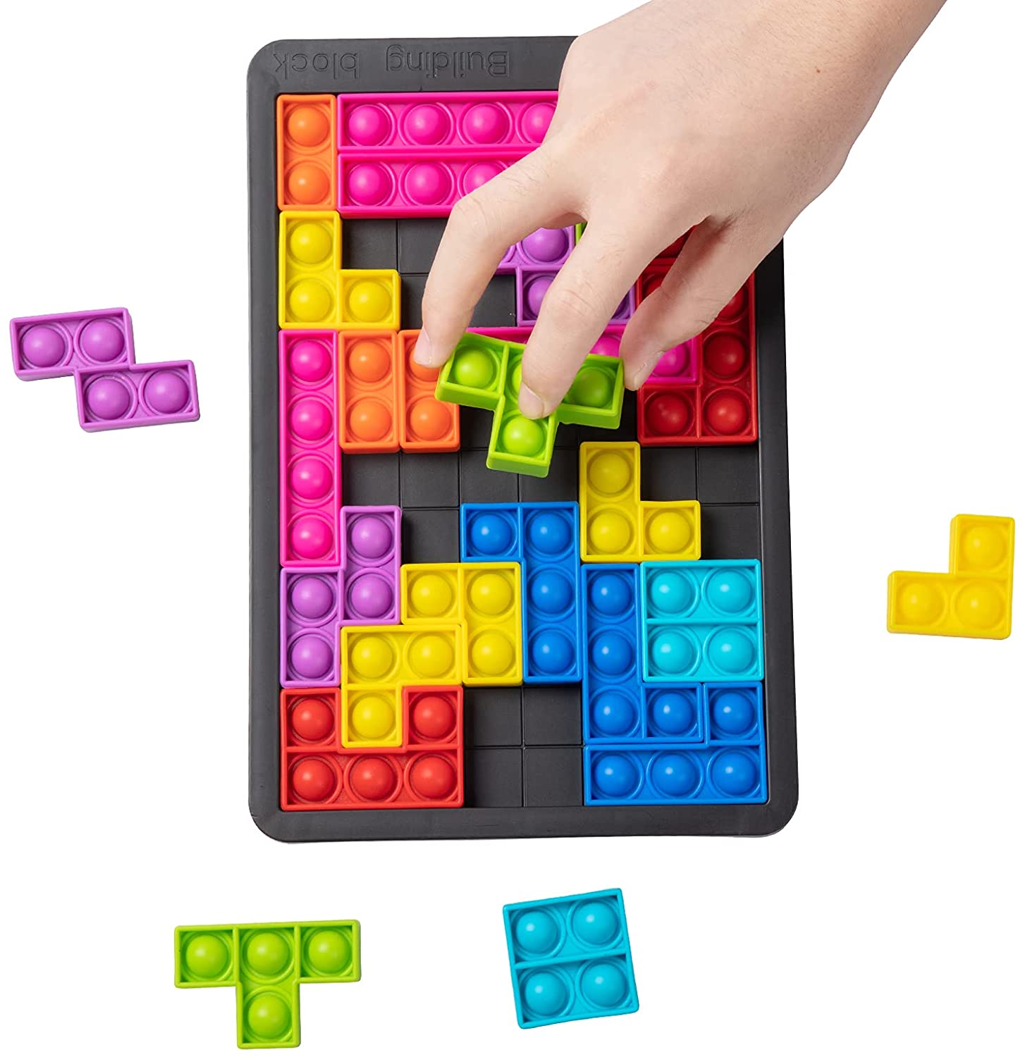 Montessori Australie TetrisPOP™ Puzzle Fidget 2-en-1