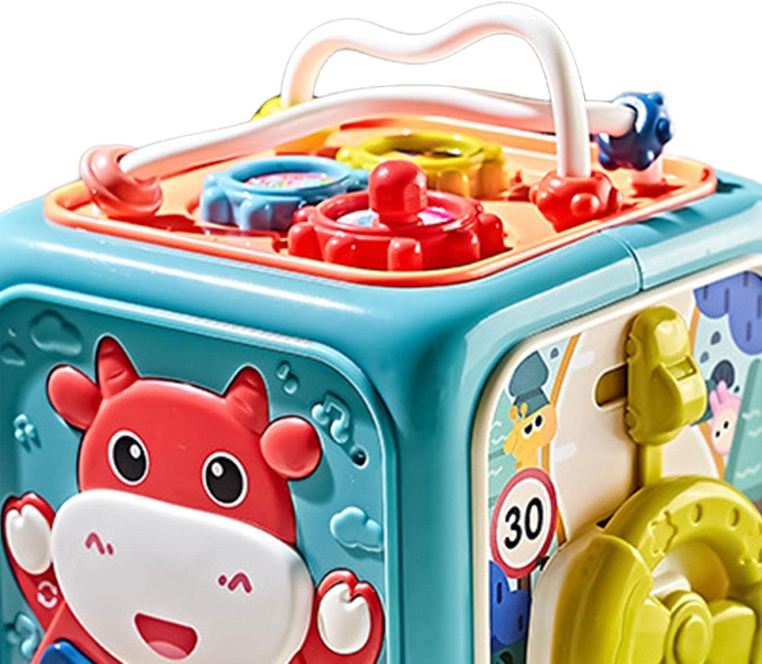 Fidtoy Multifunctional Activity Cube Toy for Toddlers 18M+