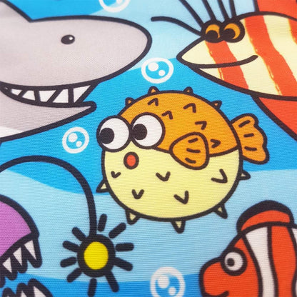 Baby Soft Animal Tails Activity Cloth Book with Crinkle Fabric, Ocean Tails