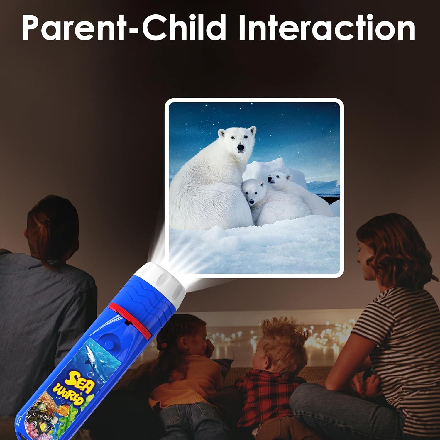 Fidtoy Kids Torch Projector Toy Animal Space Learning Light