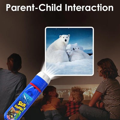 Fidtoy Kids Torch Projector Toy Animal Space Learning Light