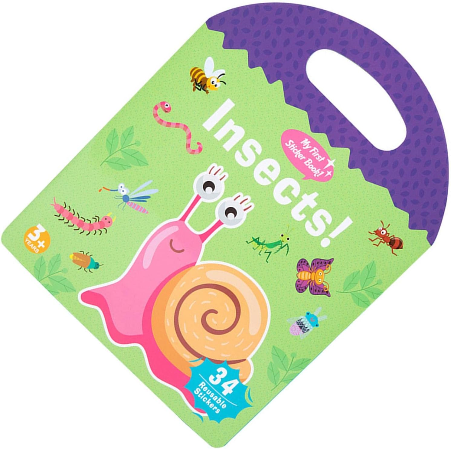 Exciting Sticker Book,Permanent Blank Sticker Collection Book for Boys and Girls | Cute Design Blank Sticker Album for Early Education, Concentration Cultivation A/a