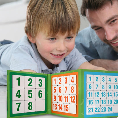 Sliding Puzzle - Magnetic Puzzle by Number for Kids | Puzzle Slide Number,r Puzzle Brain Teaser Toy Tangram Jigsaw Intelligence Puzzle Gift for Party
