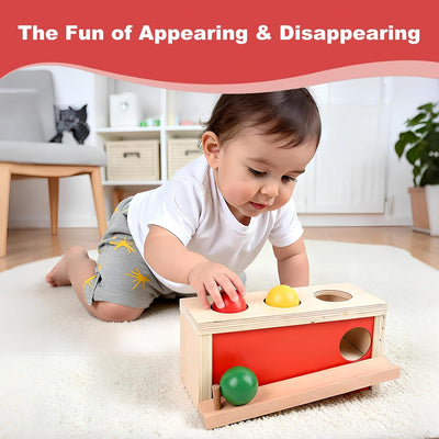 Fidtoy Hand-Eye Coordination Box for Toddlers – Montessori Wooden Fine Motor Learning Toy