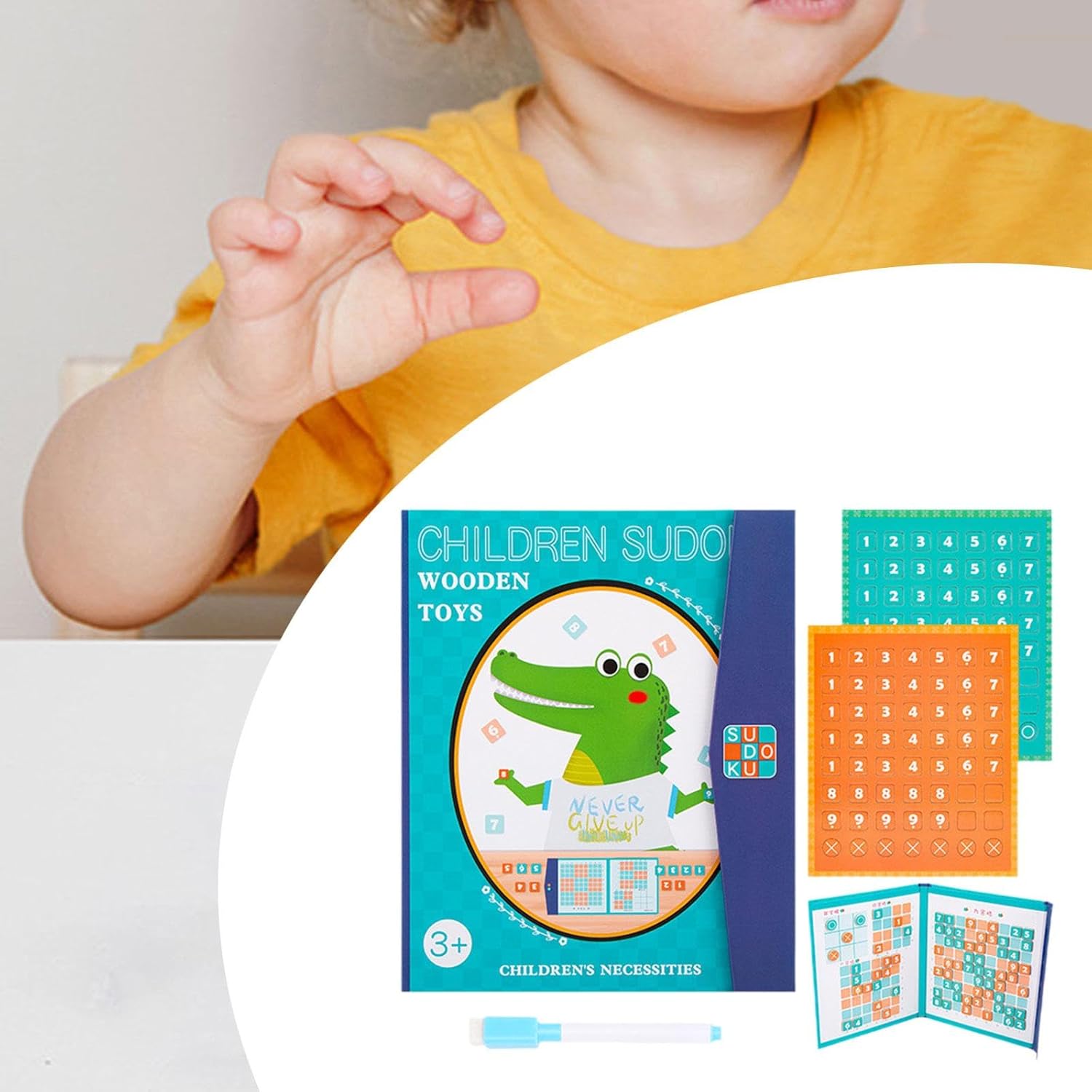 Fashion My Day Jouets éducatifs pour tout-petits, jouet de pratique du contrôle du stylo pour enfants de 3 ans et plus, cadeau style C