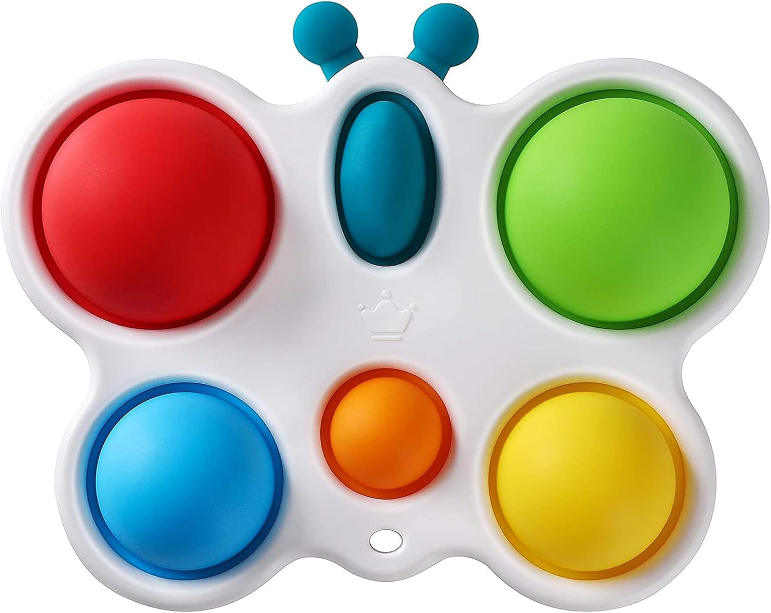 Butterfly Dimple Busy Board - Sensory Toy for Babies 6 Month - 3 Years, Ideal for Tummy Time, Early Education, and Fidget Relief, Perfect Baby Gift for 6 Months and Up, Toddler Baby Toys