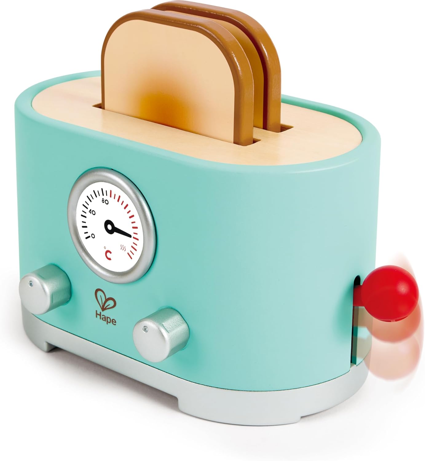 Fidtoy Ensemble de jouets grille-pain en bois pour enfants, jeu d'imitation cuisine et aliments