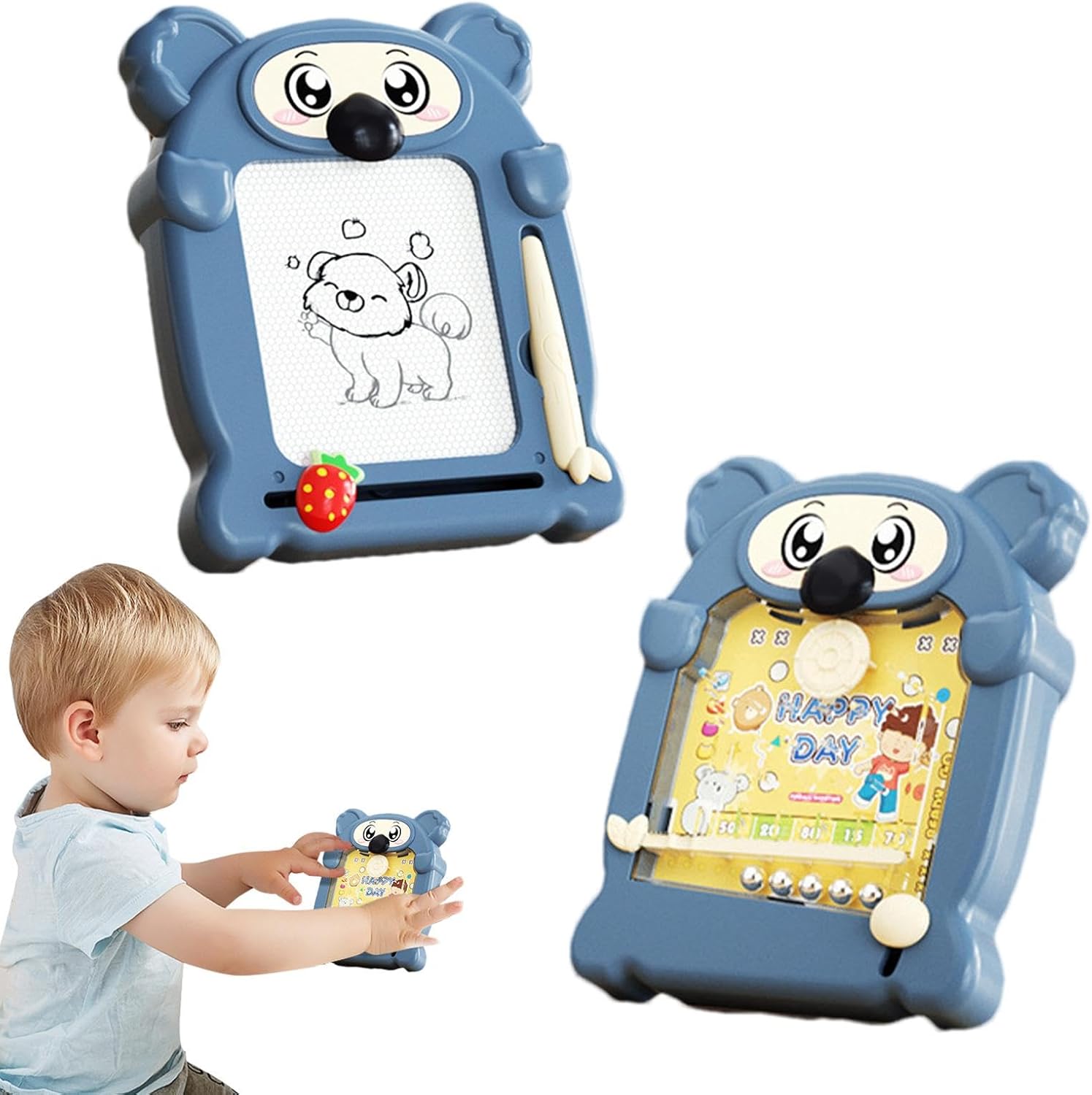 Tavolo da disegno magnetico per bambini, Tavolo da disegno magnetico per bambini,Blocco da disegno magnetico portatile - Giocattolo da viaggio, blocco scarabocchi per pittura cancellabile