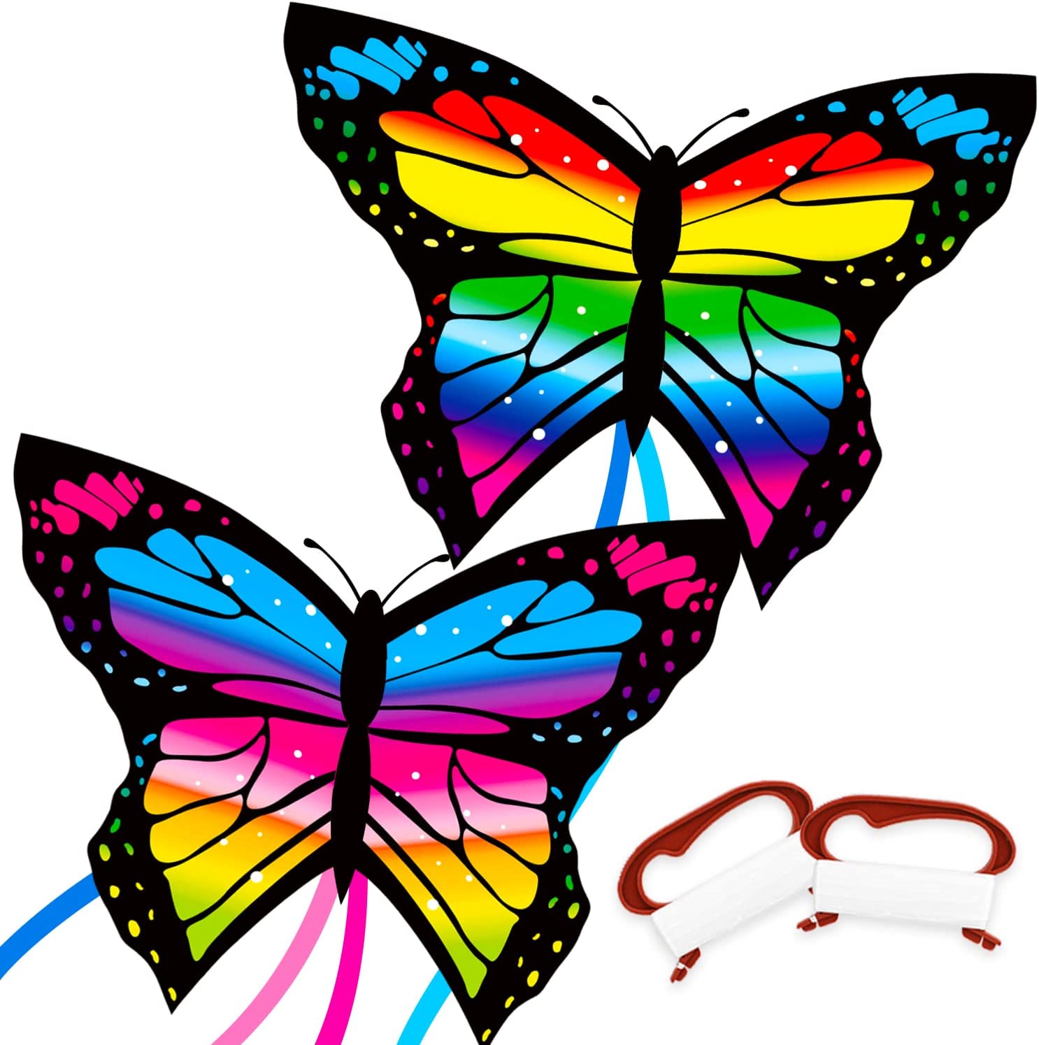 Butterfly Large Kites for Kids - 2Pack