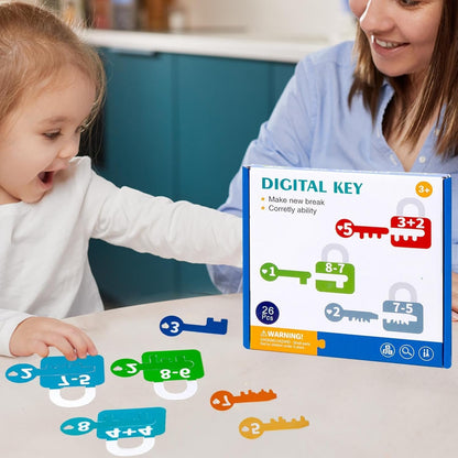 Kids Learning Locks with Keys, Number Counting for Kids | Letter Recognition Keys and Locks Combination Set for Kids - Preschool Learning Games, c