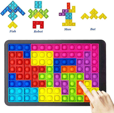 Montessori Australie TetrisPOP™ Puzzle Fidget 2-en-1