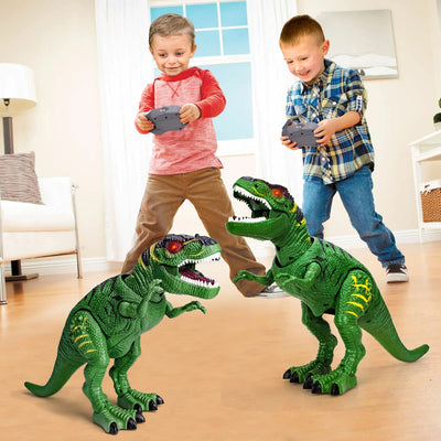 Jouet dinosaure T-Rex télécommandé Fidtoy avec pulvérisateur de brume pour enfants