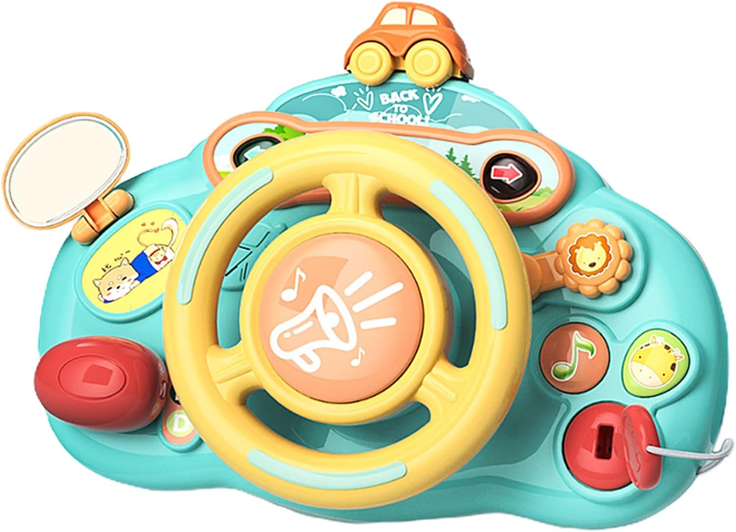 Fidtoy Toddler Steering Wheel Toy – Interactive Driving Play & Early Learning