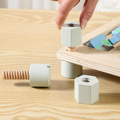 BNF Double Sided Busy Board Learning Skill Toy Gear Piano Knocking Sensory BoardBaby | Toys for Baby | Developmental Baby Toys1 Kids Drum Toy