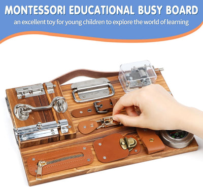 Fidtoy Interactive Busy Board Montessori Learning Toy