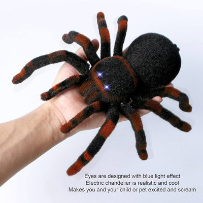 Fidtoy Jouet Araignée Tarentule Télécommandée – Araignée réaliste qui bouge pour enfants de 8 ans et plus