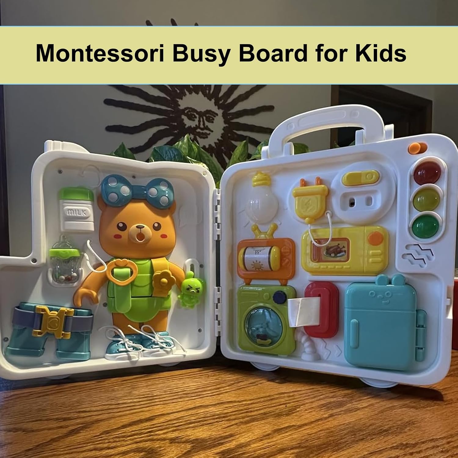 Fidtoy Mega Multi-activity Sensory Light and Sound Busy Kit for Babies Montessori Early Learning Play