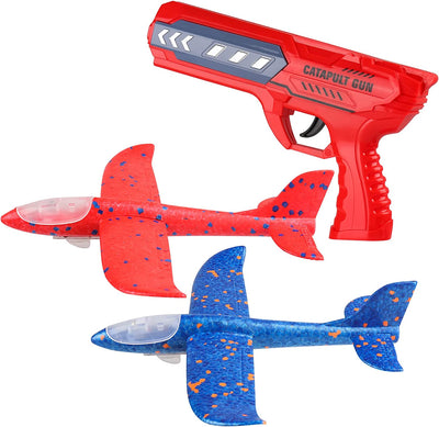 Avion Polystyrène avec Pistolet Lanceur