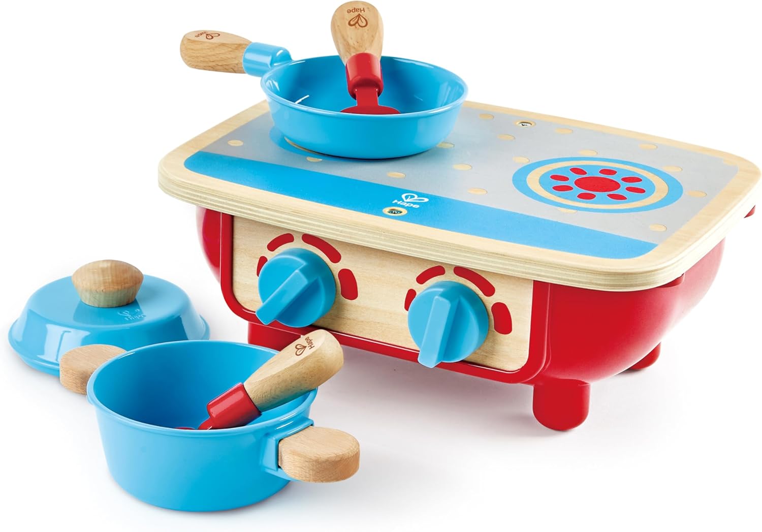 Fidtoy Cuisine en Bois à Imiter pour Enfants, Ensemble de Cuisine pour Tout-Petits 18M+