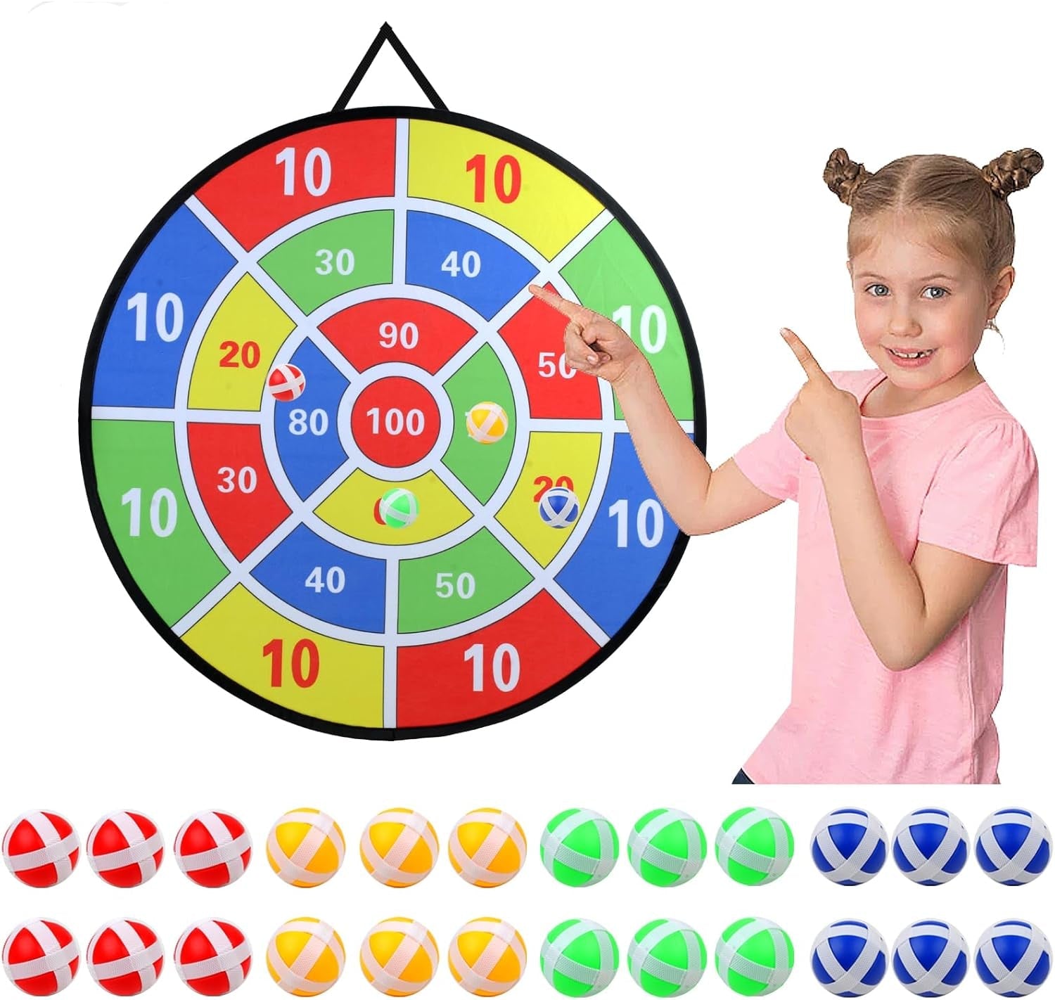 Cible à Scratch et de Fléchette Enfant et Adulte